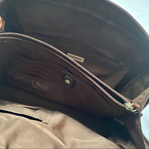 Vintage Giani Bernini Brown Leather bag - Picture 6 of 8